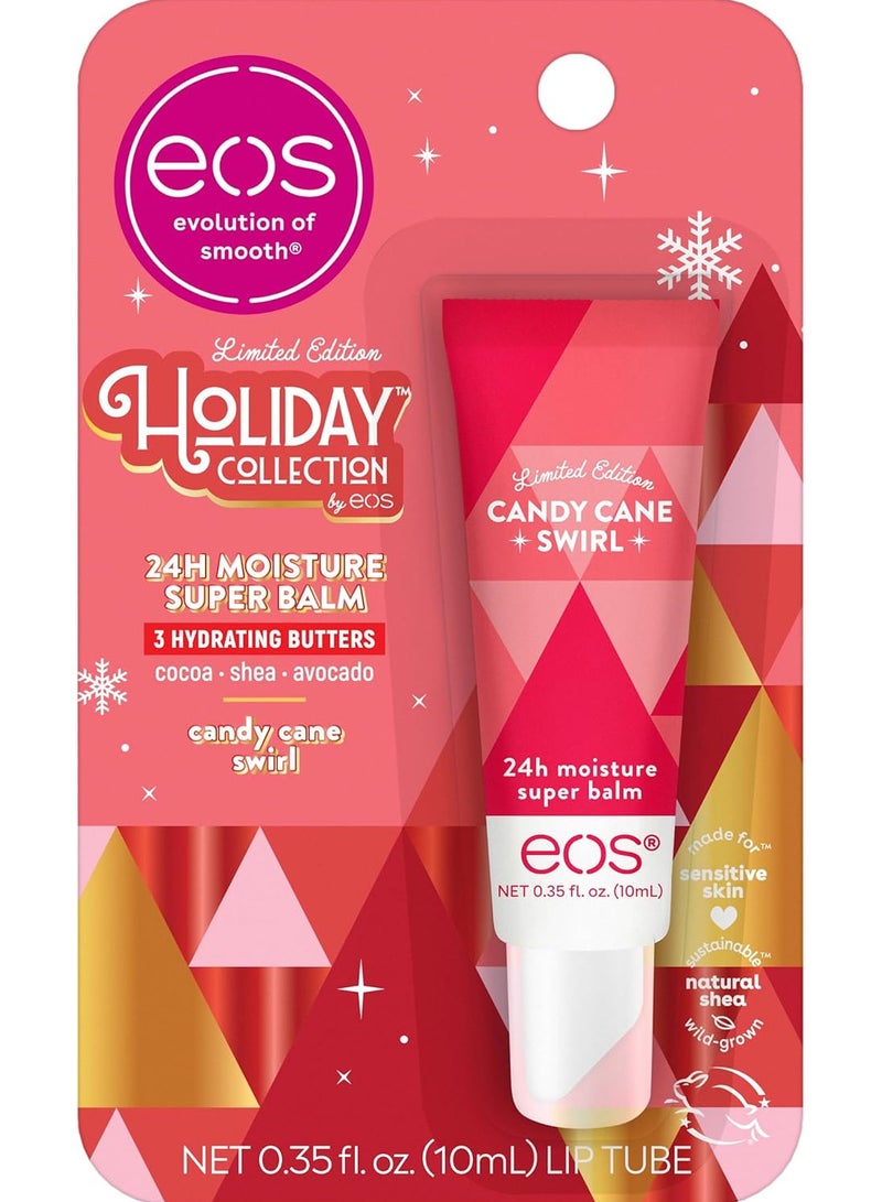 EOS Holiday Lip Butter Gift Candy Cane Swirl Super Balm  0.35 fl oz - Image 1