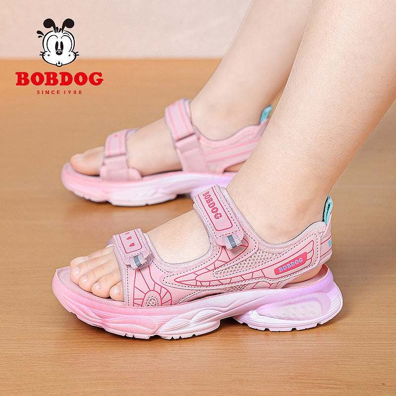 Babu Bean Girls Sandals 2025 Summer Children Soft Sole Non-Slip Beach Shoes Girls Fashion Sports Princess Shoes - Image 5