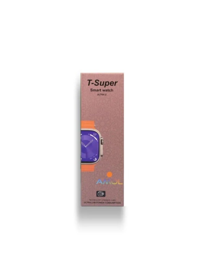 T Super Smart Watch 2 - Orange  - Image 4