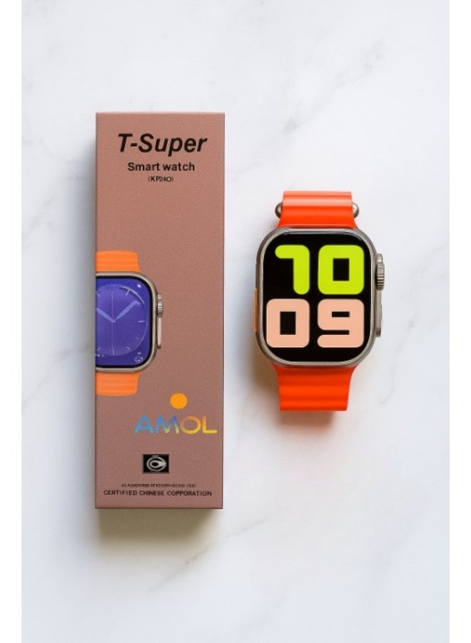 T Super Smart Watch 2 - Orange  - Image 3