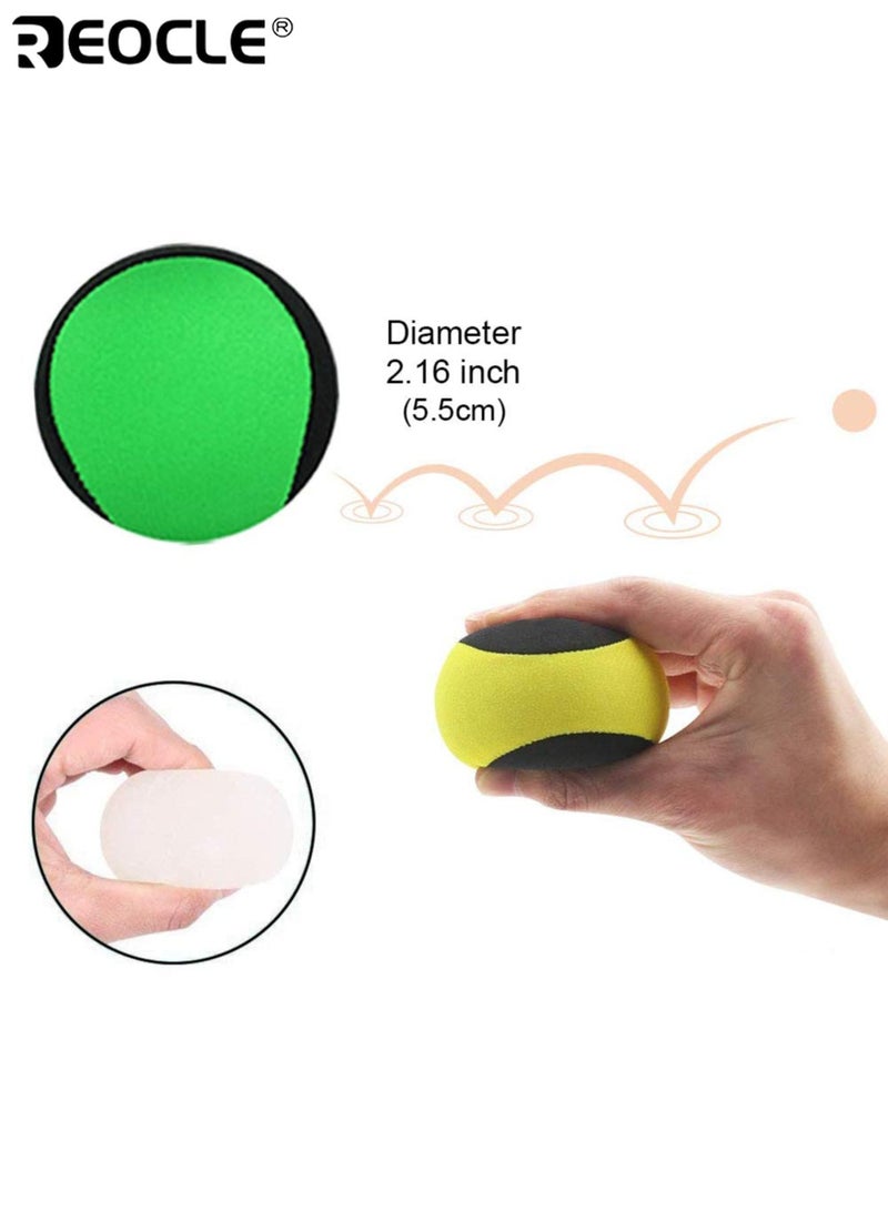 REOCLE 2PCS Durable Floating Water Balls with Elastic Soft Design Lightweight Beach Ball with Bouncy Construction for Pool Beach Outdoor Activities - Image 4