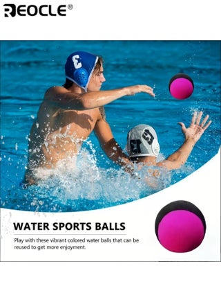 2PCS Durable Floating Water Balls with Elastic Soft Design Lightweight Beach Ball with Bouncy Construction for Pool Beach Outdoor Activities - view 5