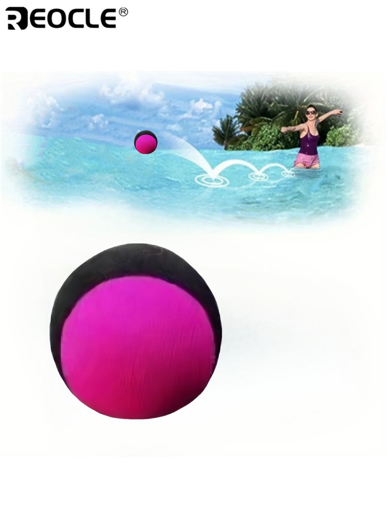 REOCLE 2PCS Durable Floating Water Balls with Elastic Soft Design Lightweight Beach Ball with Bouncy Construction for Pool Beach Outdoor Activities - Image 3