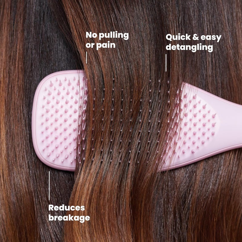 TANGLE TEEZER Simple multi-feature universal build The Ultimate Detangling Brush, Dry and Wet Hair Brush Detangler for All Hair Types, Sweet Lavender Gulf mainstream practical design - Image 4