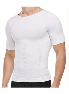Generic Men’s Sauna Slimming Shirt – Short Sleeve Compression Vest, Waist Trainer, Sweat Enhancing Top for Weight Loss & Body Shaping  - Image 1