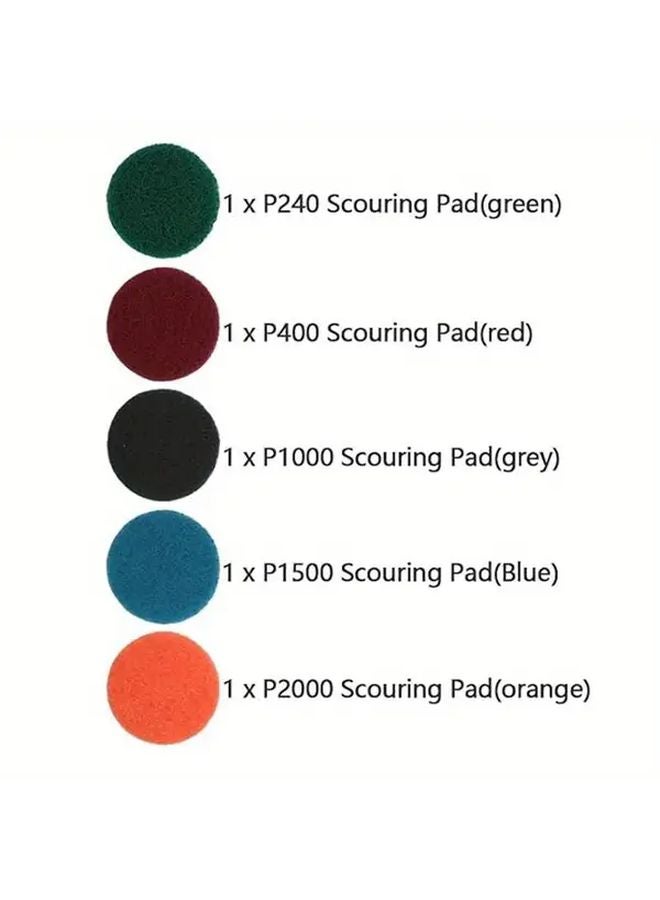 125 Pcs 3 Inch Sanding Pad Set 80 3000 Grit For Metal Wood Glass Polishing - Image 3