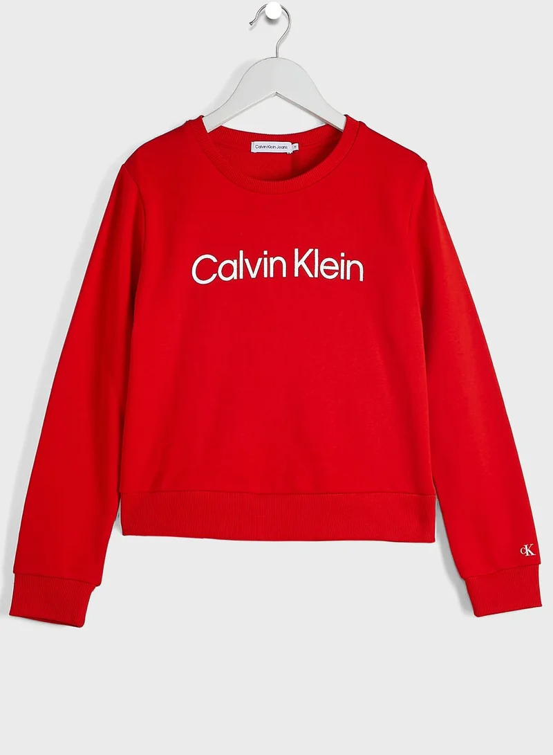 Calvin Klein Jeans Kids Logo Sweatshirt