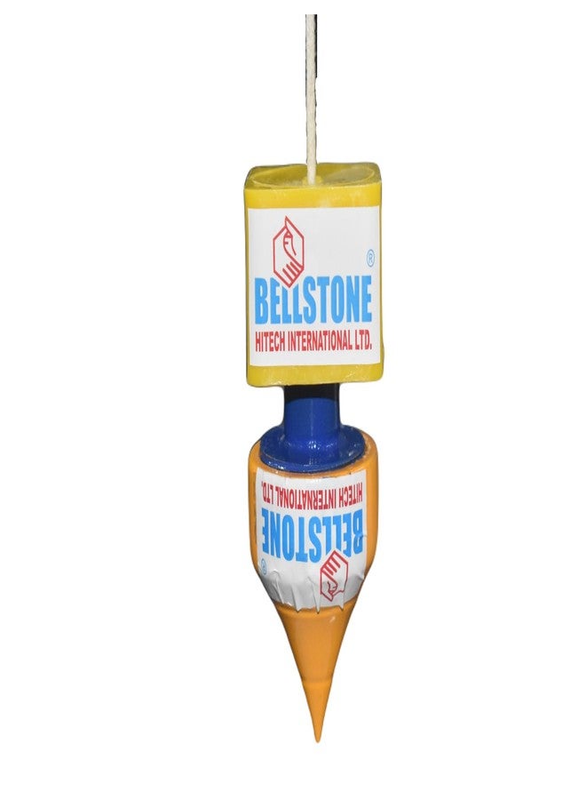 Bellstone Heavy Duty Plumb Bob for Construction | Accurate Vertical Alignment Tool | Durable Body with Pointed Tip | Mason, Survey, Civil & Brick Work Use. - Image 1