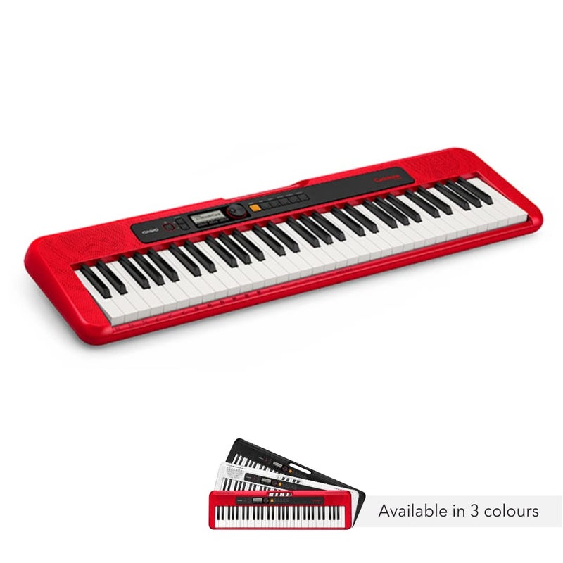 CASIO CT-S200 كاسيوتون 61 مفتاح لوحة مفاتيح محمولة (أحمر) - Image 4