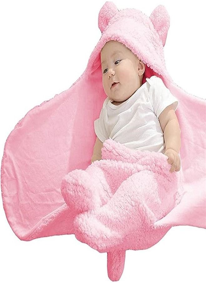 Goolsky Goolsky Baby Items Newborn Plush Nursery Swaddle Blankets Soft Infant Girls Clothes Pink  - Image 3