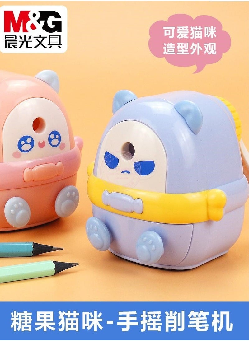 M&G M&G Candy Cat Series Hand-cranked Pencil Sharpener No: APS906T2 (Assorted Colours)  - Image 2
