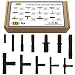Easily Vacuum Connector Assortment 113 PCS Heat Resistance 240460Automotive Vacuum Tubing Connector Vacuum Tee Connector Assortment Kit Black Nylon - Image 2