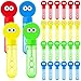 Rotatingpals 24 Pcs Street Themed Bubble Wands Colorful Mini Bubble Party Favor Toys for Kid Toddler Birthday Goodie Bag Stuffer Filler Outdoor Classroom Reward Gifts Red Yellow Blue Green - Image 2