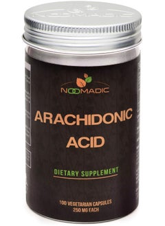 Noomadic Arachidonic Acid (Aa Or Ara), 100 Capsules | 250Mg Each, May Improve Lean Muscle Mass, Power Output And Strength.  - Image 1