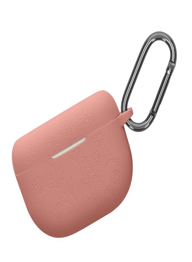 kwmobile Silicone Carry Case Compatible with Jabra Elite 10 / E10 Cover - Embossed Soft Rubber Pouch - Embossed Pattern - Image 1