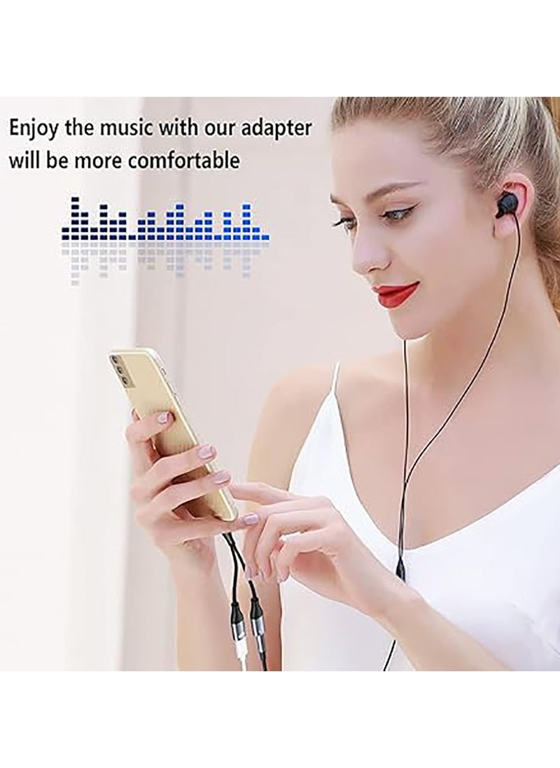 Generic - USB Type-C to 3.5mm headphone and charger adapter compatible with iPhone 16 15,Galaxy S25 S24 S23 S22&Other Type-c Phone - Image 1