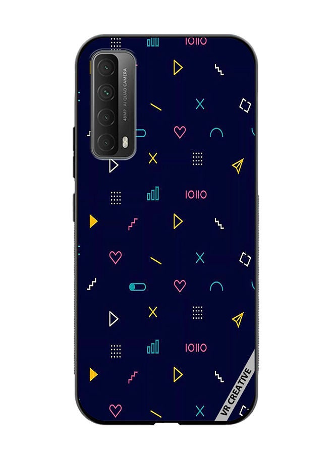 Protective Case Cover For Huawei Y7a Design Multicolour