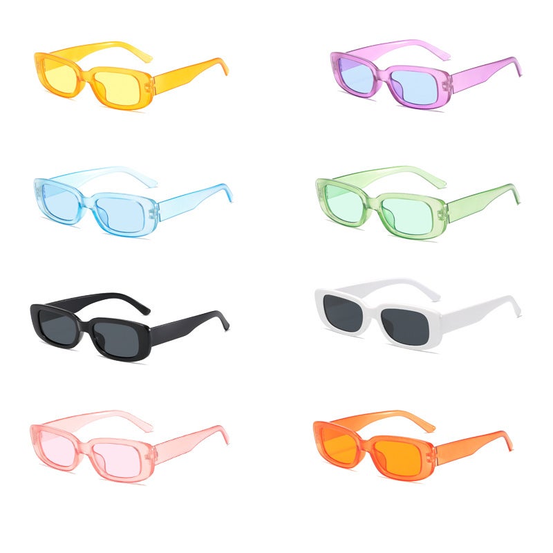 Y2K Retro Small Box Sunglasses For Men And Women Trendy Fashion Street S Explosion Sunglasses Uv Protection - Image 2