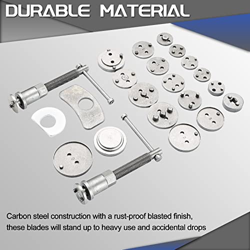 ATP 23pcs Heavy Duty Disc Brake Caliper Tool Set and Wind Back Kit for Brake Pad Replacement Fits Most American, European, Japanese Makes/Models - Image 4