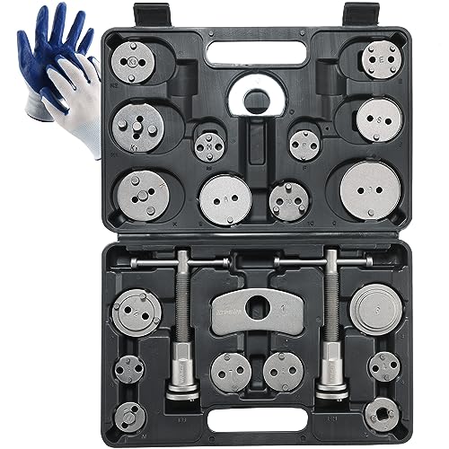 ATP 23pcs Heavy Duty Disc Brake Caliper Tool Set and Wind Back Kit for Brake Pad Replacement Fits Most American, European, Japanese Makes/Models - Image 1