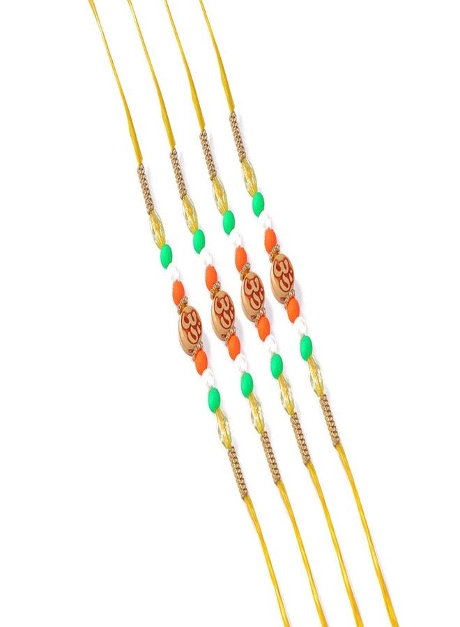 Suninow Designer Independence Day Rakhi(Pack of 4)