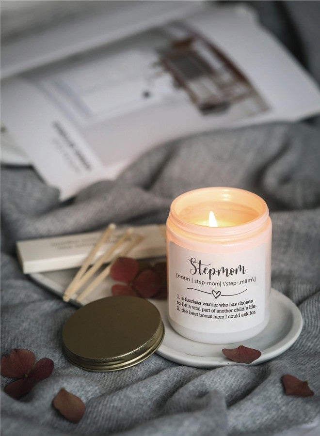 KORMMCO Stepmom Candle, Mothers Day Gifts for Stepmom,Step Mother Gift, Mom Birthday Gifts, Candle for Bonus Mom, Vanilla &Lavender Scented Candles - Image 4