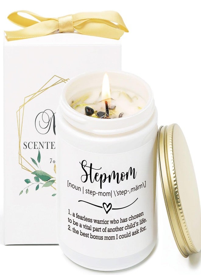 KORMMCO Stepmom Candle, Mothers Day Gifts for Stepmom,Step Mother Gift, Mom Birthday Gifts, Candle for Bonus Mom, Vanilla &Lavender Scented Candles - Image 1
