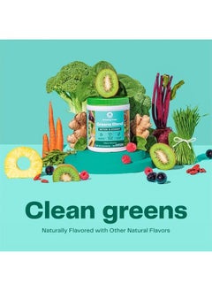 Amazing Grass Greens Blend Detox & Digest: Smoothie Mix, Cleanse with Super Greens Powder, Digestive Enzymes & Probiotics, Clean Green, 30 Servings (Packaging May Vary)  - Image 4