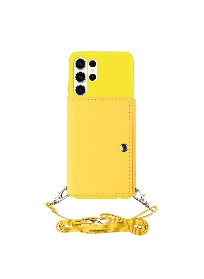 اس-توب جراب لهاتف Samsung Galaxy S23 Ultra 5G مع حامل وحقيبة بطاقات وحافظة للهاتف - Image 2