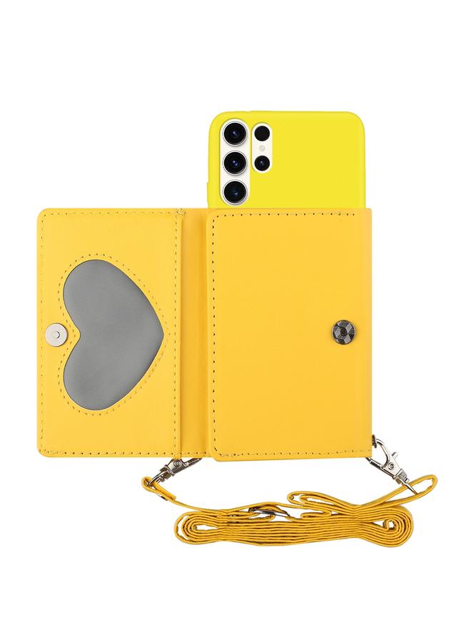 اس-توب جراب لهاتف Samsung Galaxy S23 Ultra 5G مع حامل وحقيبة بطاقات وحافظة للهاتف - Image 1