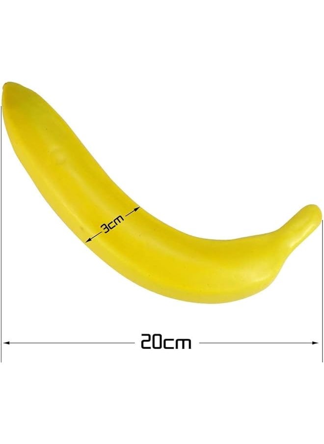 erorex 6Pcs Artificial Yellow Bananas Lifelike Simulation 1 1 Artificial Fruit Banana Artificial Fake Fruit Home Display Decoration For Still Life Paintings Storefront Decoration Kitchen Decor 20Cm  - Image 4
