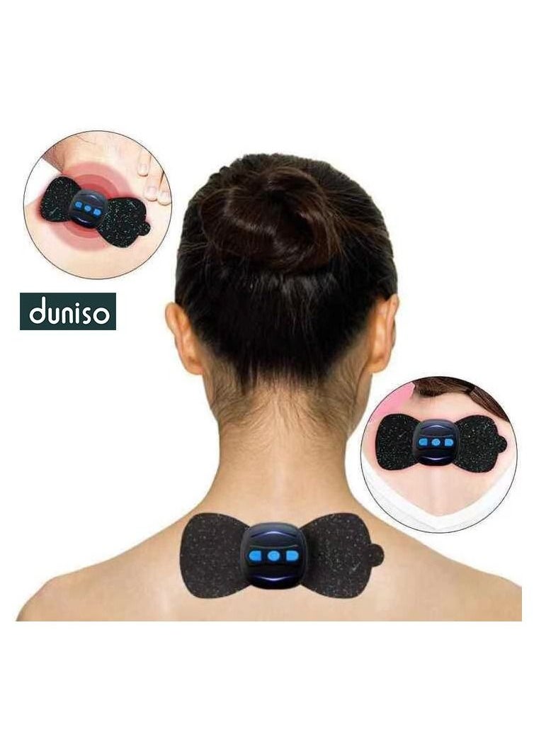 DUNISO Wireless Electronic Massage Pad TENS EMS Rechargeable Cervical Massage Muscle Stimulator Pulse Massager  - Image 2