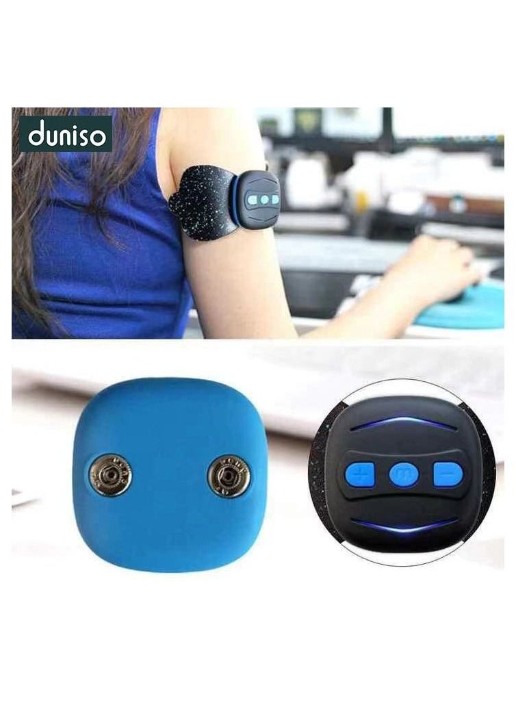 DUNISO Wireless Electronic Massage Pad TENS EMS Rechargeable Cervical Massage Muscle Stimulator Pulse Massager  - Image 3