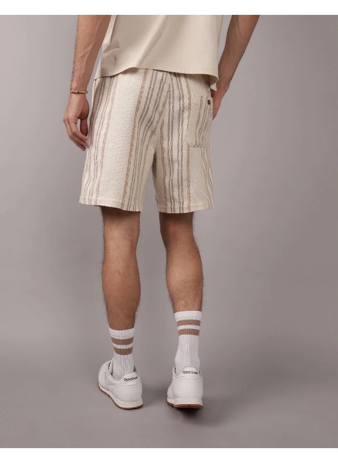 امريكان ايجل AE Flex 8" Lived-In Linen-Blend Trekker Short