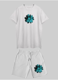 THREADCURRY THREADCURRY EXPOSED Printed Co-ord Set for Men - Half Sleeve Oversized T-Shirt and Shorts  - Image 3