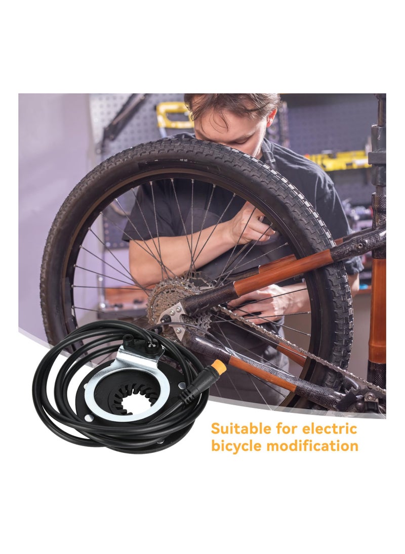 SYOSI Bike Power Pedal Assist Sensor, Outdoor E bike Modified Electric Kit, with 8 Magnetic Point Power Waterproof Connector for Mountain Bike Accessories Sensor Pedaleo Pedal Assist (1 Pack)  - Image 5