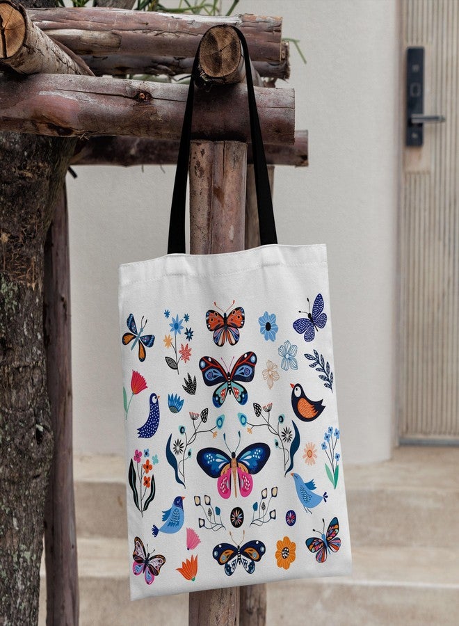 TrendoPrint Shopping/Grocery Bag, Multi-Purpose Bag, Sturdy Canvas Bag With 15Kgs Capacity Tote Bag For Women, College Bag For Girls (BTBN01) - Image 2