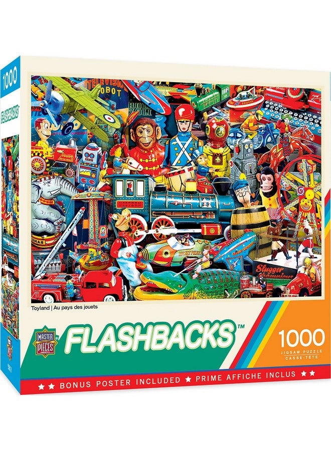 أحجية الصور المقطوعة الرائعة المكونة من 1000 قطعة للكبار أو العائلة أو الأطفال - Toyland - 19.25 بوصة × 26.75 بوصة - Image 1