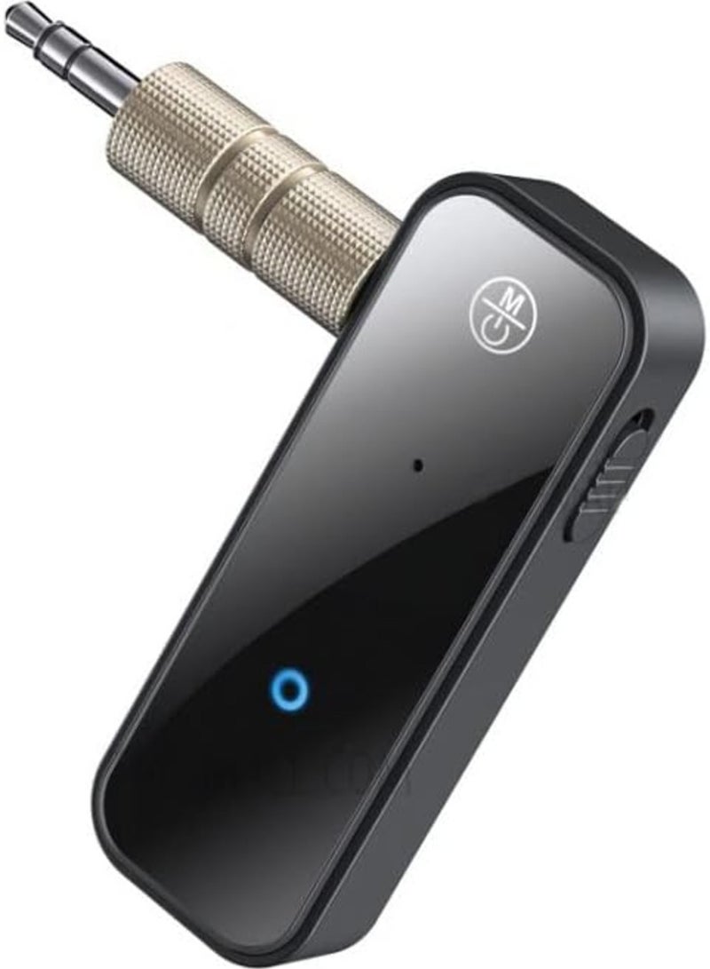 YESIDO YAU25 2-in-1 Bluetooth 5.0 Transmitter Receiver Aux Adapter for Car Home Stereo System. - Image 1