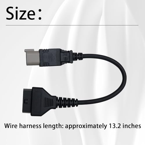 XTPTFABS 6 pin to CAN OBD2 OBDII Diagnostic Tool Cable Adapter Obd2 Motorcycle Adapter Compatible with BRP Moto ATV UTV Motorcycle Bike Clut - Image 3