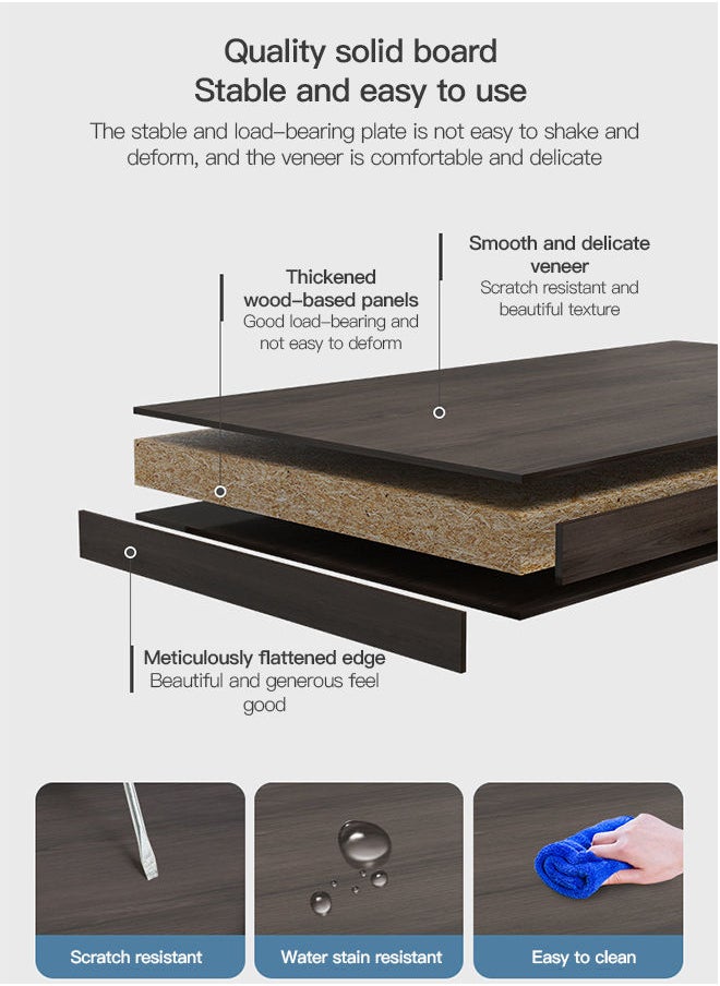 Sharpdo - Home Office Desk Computer Desk Study Table Work Writing Desks 100 x 60 x 72 cm - Image 1
