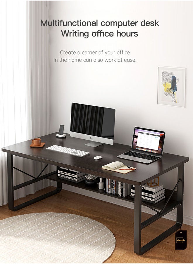 Sharpdo - Home Office Desk Computer Desk Study Table Work Writing Desks 100 x 60 x 72 cm - Image 1