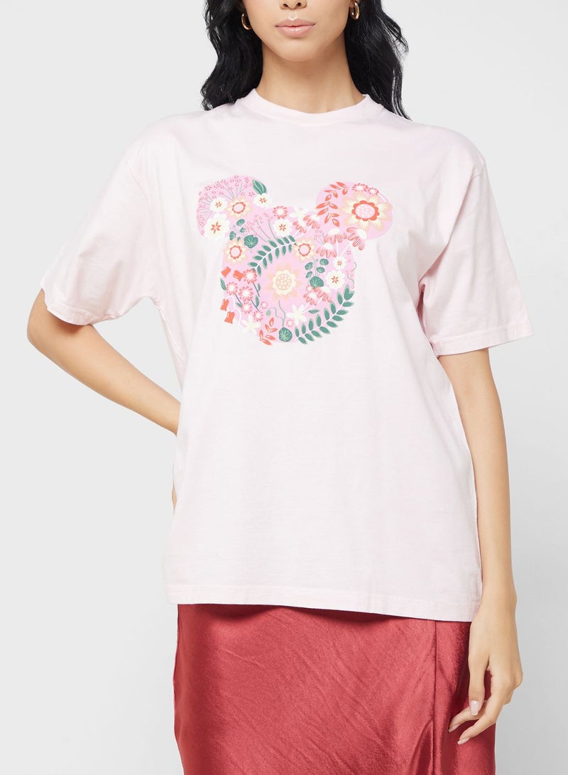 Disney Mickey Oversize Garment Dye T-Shirt - Image 3