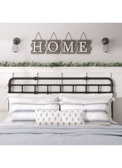 BARNYARD DESIGNS Barnyard Designs Home Tile Sign Wall Decor, Rustic Primitive Country Decorative Wall Art for Home and Kitchen 32" x 8” (HOME Brown)  - Image 3