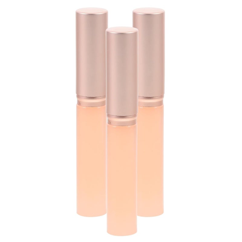 Silicone Lip Brush 3pcs with Cap Lip Gloss Applicator Lipstick Wand Multi-purpose and Travel Use - Image 1