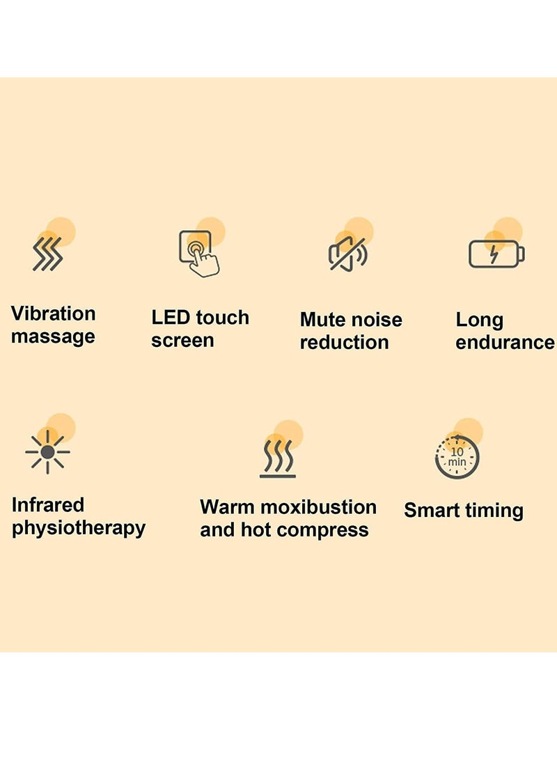 ELTRAZONE KM-05 Portable Knee Massager, Therapy at home, Body fluids and blood Impurities purifier with knee Massager, Ultimate Pain Relief for Knee, for Swelling Stiff Joints and Muscles Injuries, Vibration - Image 3