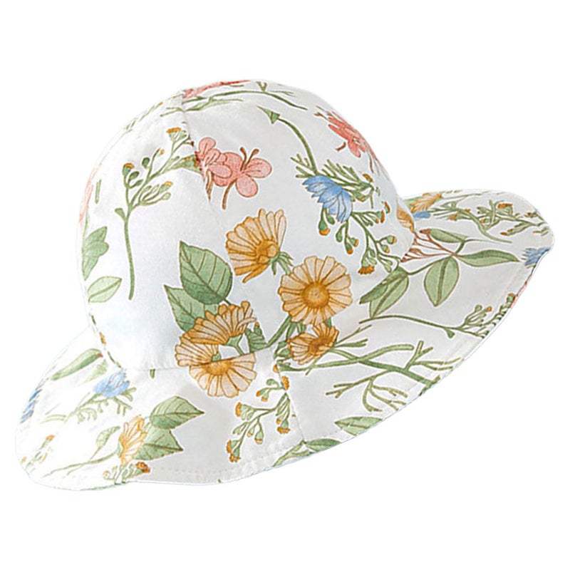 Childrens Sun Hat Wide Brim Fisherman Hat Size 49 Green Casual Child Friendly Birthday Christmas 1Set - Image 3