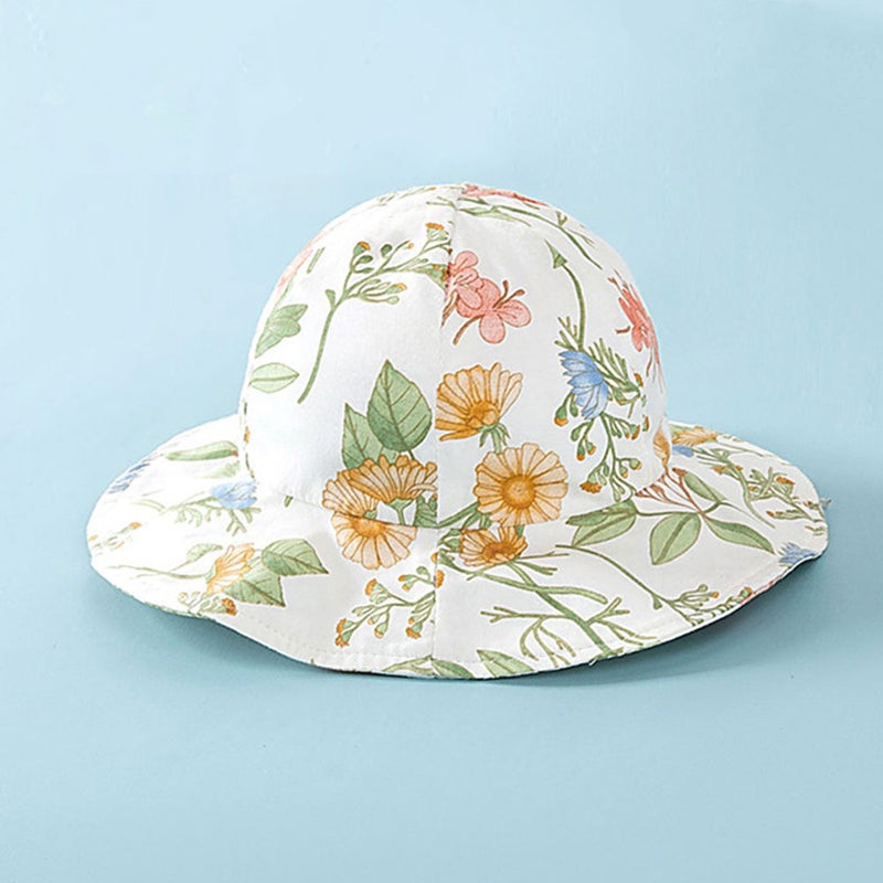 Childrens Sun Hat Wide Brim Fisherman Hat Size 49 Green Casual Child Friendly Birthday Christmas 1Set - Image 5