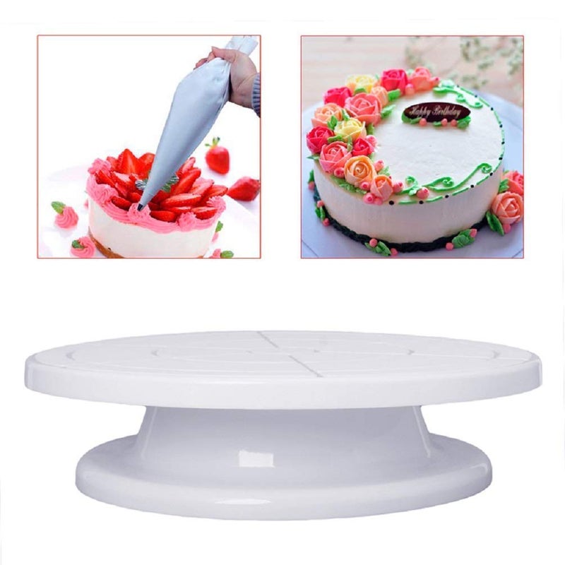 RHYDON Cake Turntable, Revolving, Decorating Cake Stand, 360° Decoration Turning Table (Multi Color) - Image 3