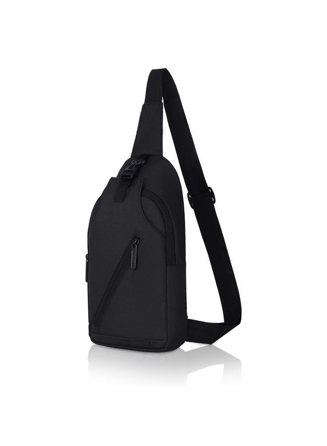 Wildhorn WildHorn Sling Crossbody Bag for Men, Stylish Chest Shoulder Bag for Men & Women, Adjustable Strap for Commuting Travel Outdoor Activities (Black) - Image 2